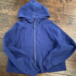 Cobalt Blue Lululemon Scuba Full Zip